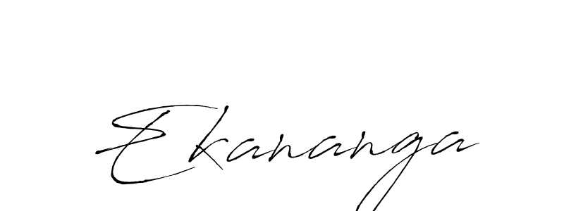 Ekananga stylish signature style. Best Handwritten Sign (Antro_Vectra) for my name. Handwritten Signature Collection Ideas for my name Ekananga. Ekananga signature style 6 images and pictures png