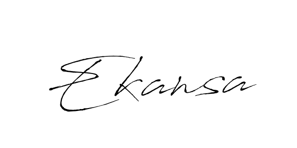 How to make Ekansa signature? Antro_Vectra is a professional autograph style. Create handwritten signature for Ekansa name. Ekansa signature style 6 images and pictures png