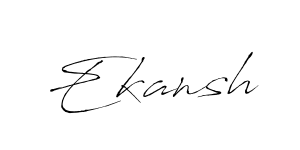 The best way (Antro_Vectra) to make a short signature is to pick only two or three words in your name. The name Ekansh include a total of six letters. For converting this name. Ekansh signature style 6 images and pictures png