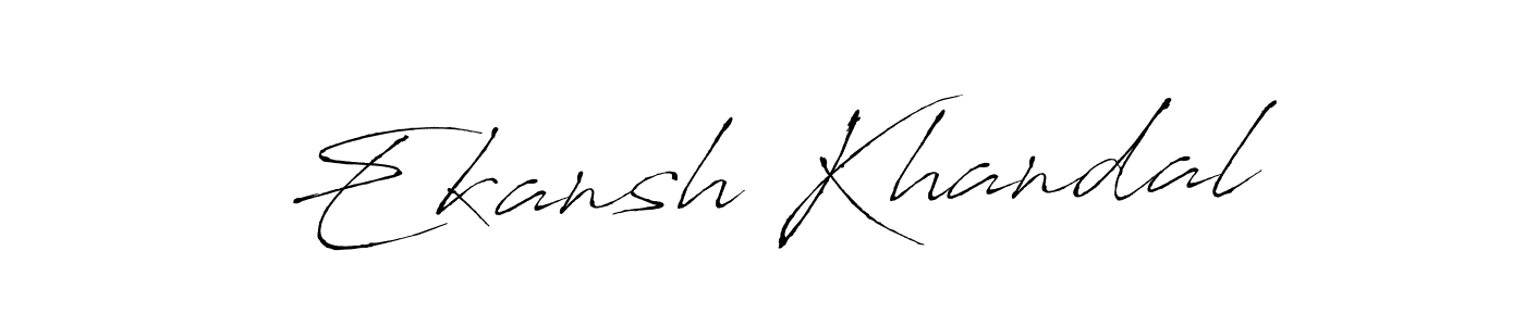Here are the top 10 professional signature styles for the name Ekansh Khandal. These are the best autograph styles you can use for your name. Ekansh Khandal signature style 6 images and pictures png
