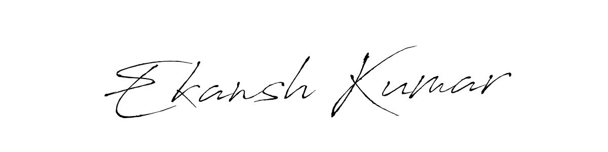 Also we have Ekansh Kumar name is the best signature style. Create professional handwritten signature collection using Antro_Vectra autograph style. Ekansh Kumar signature style 6 images and pictures png