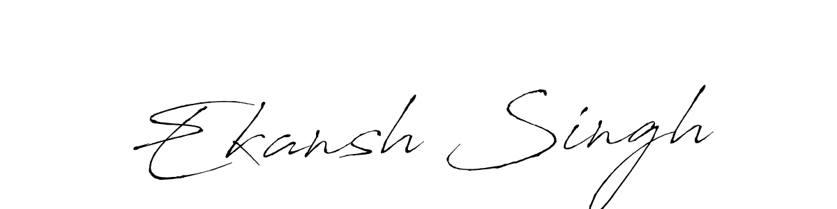 Once you've used our free online signature maker to create your best signature Antro_Vectra style, it's time to enjoy all of the benefits that Ekansh Singh name signing documents. Ekansh Singh signature style 6 images and pictures png
