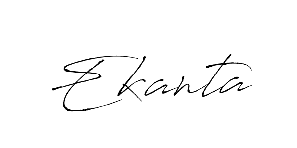 Antro_Vectra is a professional signature style that is perfect for those who want to add a touch of class to their signature. It is also a great choice for those who want to make their signature more unique. Get Ekanta name to fancy signature for free. Ekanta signature style 6 images and pictures png