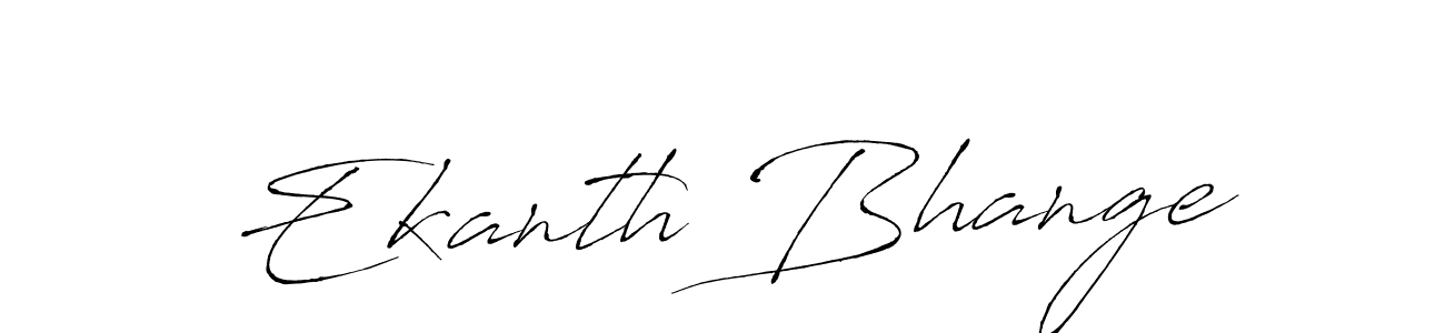 Also we have Ekanth Bhange name is the best signature style. Create professional handwritten signature collection using Antro_Vectra autograph style. Ekanth Bhange signature style 6 images and pictures png