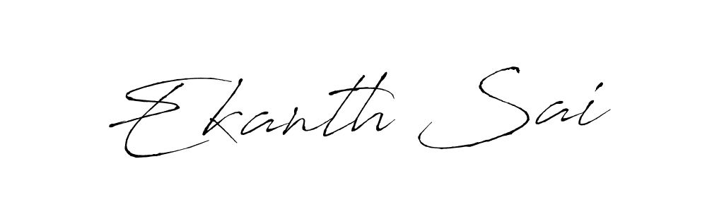 You should practise on your own different ways (Antro_Vectra) to write your name (Ekanth Sai) in signature. don't let someone else do it for you. Ekanth Sai signature style 6 images and pictures png