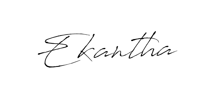 Use a signature maker to create a handwritten signature online. With this signature software, you can design (Antro_Vectra) your own signature for name Ekantha. Ekantha signature style 6 images and pictures png