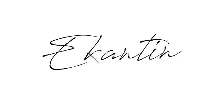 How to make Ekantin signature? Antro_Vectra is a professional autograph style. Create handwritten signature for Ekantin name. Ekantin signature style 6 images and pictures png