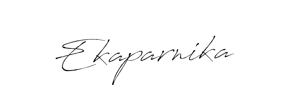 Create a beautiful signature design for name Ekaparnika. With this signature (Antro_Vectra) fonts, you can make a handwritten signature for free. Ekaparnika signature style 6 images and pictures png