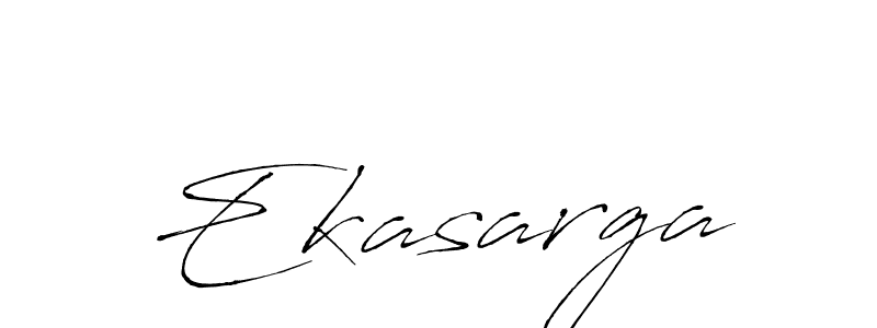 You should practise on your own different ways (Antro_Vectra) to write your name (Ekasarga) in signature. don't let someone else do it for you. Ekasarga signature style 6 images and pictures png