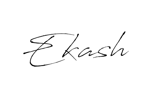 The best way (Antro_Vectra) to make a short signature is to pick only two or three words in your name. The name Ekash include a total of six letters. For converting this name. Ekash signature style 6 images and pictures png