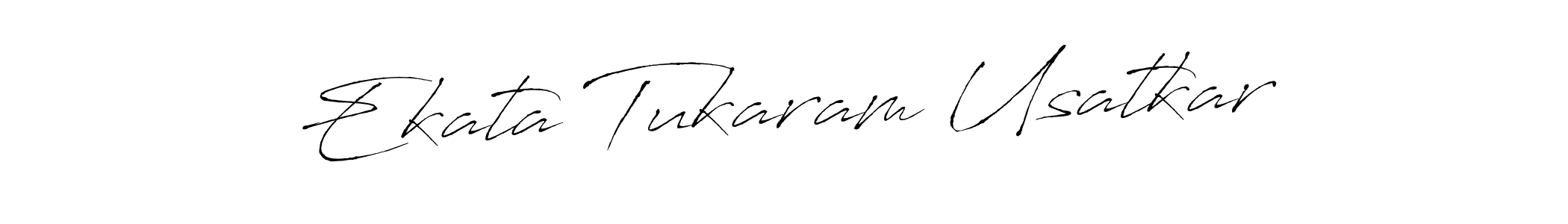 if you are searching for the best signature style for your name Ekata Tukaram Usatkar. so please give up your signature search. here we have designed multiple signature styles  using Antro_Vectra. Ekata Tukaram Usatkar signature style 6 images and pictures png