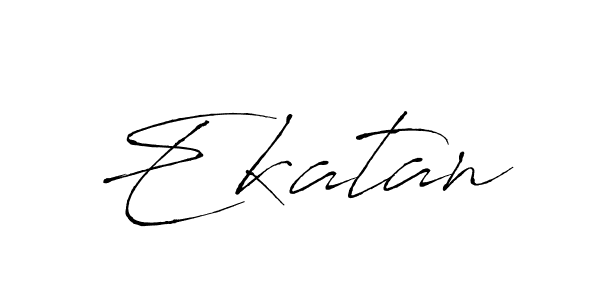 Create a beautiful signature design for name Ekatan. With this signature (Antro_Vectra) fonts, you can make a handwritten signature for free. Ekatan signature style 6 images and pictures png