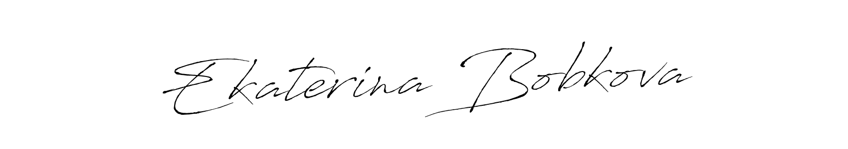 Antro_Vectra is a professional signature style that is perfect for those who want to add a touch of class to their signature. It is also a great choice for those who want to make their signature more unique. Get Ekaterina Bobkova name to fancy signature for free. Ekaterina Bobkova signature style 6 images and pictures png