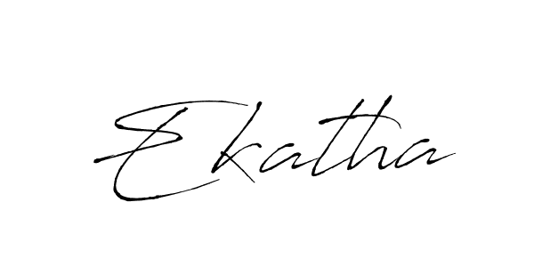 Make a beautiful signature design for name Ekatha. With this signature (Antro_Vectra) style, you can create a handwritten signature for free. Ekatha signature style 6 images and pictures png