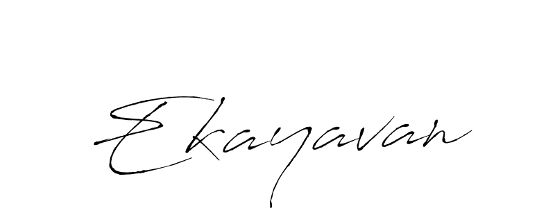 How to make Ekayavan signature? Antro_Vectra is a professional autograph style. Create handwritten signature for Ekayavan name. Ekayavan signature style 6 images and pictures png