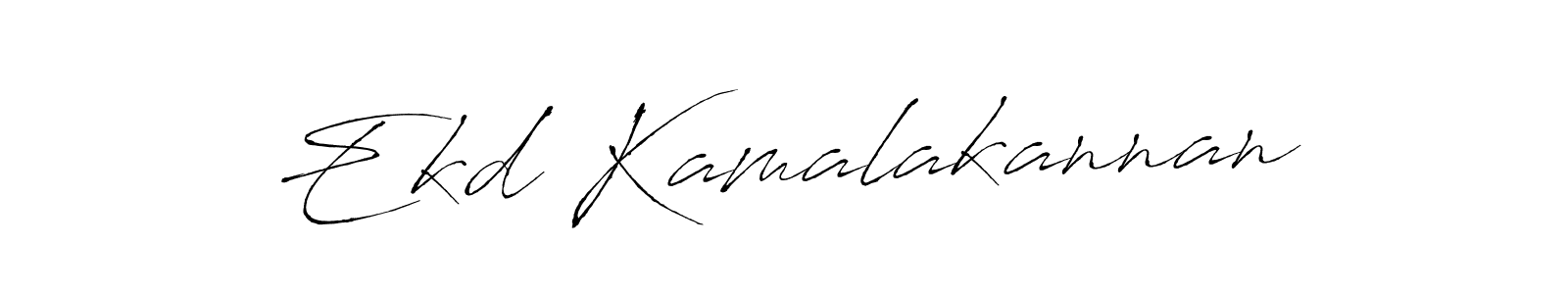 Use a signature maker to create a handwritten signature online. With this signature software, you can design (Antro_Vectra) your own signature for name Ekd Kamalakannan. Ekd Kamalakannan signature style 6 images and pictures png