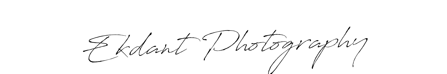 Make a beautiful signature design for name Ekdant Photography. With this signature (Antro_Vectra) style, you can create a handwritten signature for free. Ekdant Photography signature style 6 images and pictures png