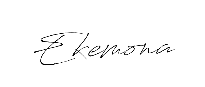 Make a beautiful signature design for name Ekemona. With this signature (Antro_Vectra) style, you can create a handwritten signature for free. Ekemona signature style 6 images and pictures png