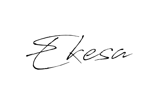 How to make Ekesa signature? Antro_Vectra is a professional autograph style. Create handwritten signature for Ekesa name. Ekesa signature style 6 images and pictures png