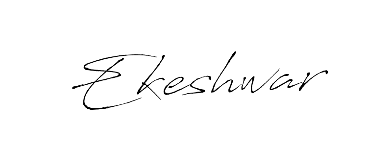 Make a beautiful signature design for name Ekeshwar. With this signature (Antro_Vectra) style, you can create a handwritten signature for free. Ekeshwar signature style 6 images and pictures png