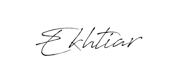 How to make Ekhtiar signature? Antro_Vectra is a professional autograph style. Create handwritten signature for Ekhtiar name. Ekhtiar signature style 6 images and pictures png