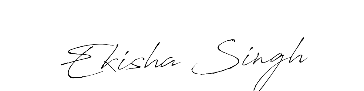 Similarly Antro_Vectra is the best handwritten signature design. Signature creator online .You can use it as an online autograph creator for name Ekisha Singh. Ekisha Singh signature style 6 images and pictures png