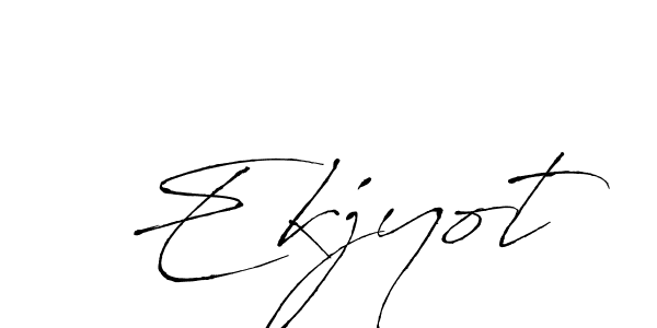 Ekjyot stylish signature style. Best Handwritten Sign (Antro_Vectra) for my name. Handwritten Signature Collection Ideas for my name Ekjyot. Ekjyot signature style 6 images and pictures png