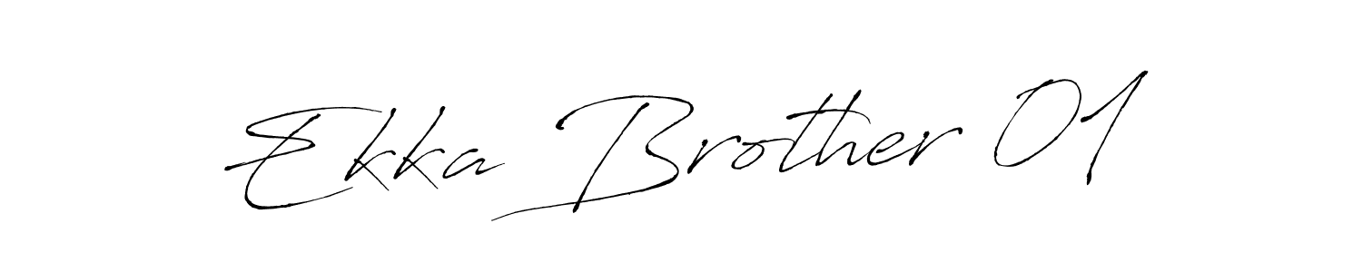 Also we have Ekka Brother 01 name is the best signature style. Create professional handwritten signature collection using Antro_Vectra autograph style. Ekka Brother 01 signature style 6 images and pictures png