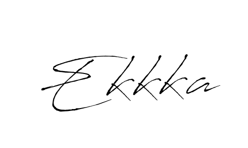 How to make Ekkka signature? Antro_Vectra is a professional autograph style. Create handwritten signature for Ekkka name. Ekkka signature style 6 images and pictures png