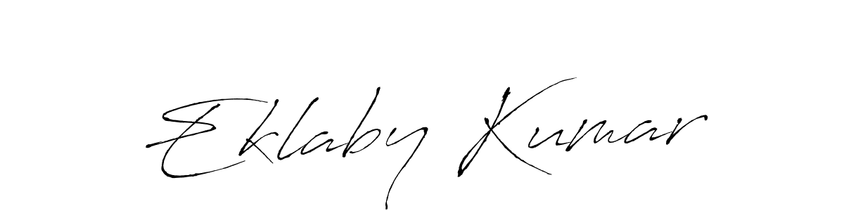 You should practise on your own different ways (Antro_Vectra) to write your name (Eklaby Kumar) in signature. don't let someone else do it for you. Eklaby Kumar signature style 6 images and pictures png