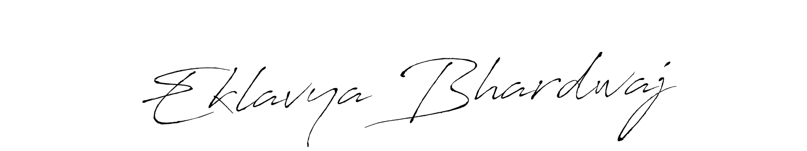How to make Eklavya Bhardwaj name signature. Use Antro_Vectra style for creating short signs online. This is the latest handwritten sign. Eklavya Bhardwaj signature style 6 images and pictures png