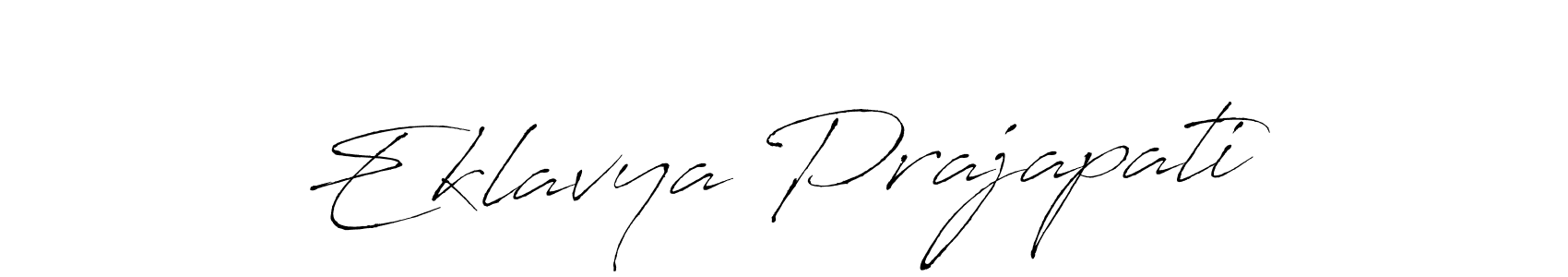 Make a beautiful signature design for name Eklavya Prajapati. With this signature (Antro_Vectra) style, you can create a handwritten signature for free. Eklavya Prajapati signature style 6 images and pictures png