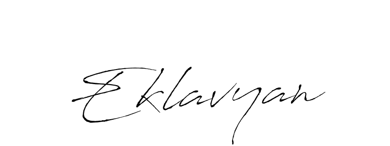 Eklavyan stylish signature style. Best Handwritten Sign (Antro_Vectra) for my name. Handwritten Signature Collection Ideas for my name Eklavyan. Eklavyan signature style 6 images and pictures png