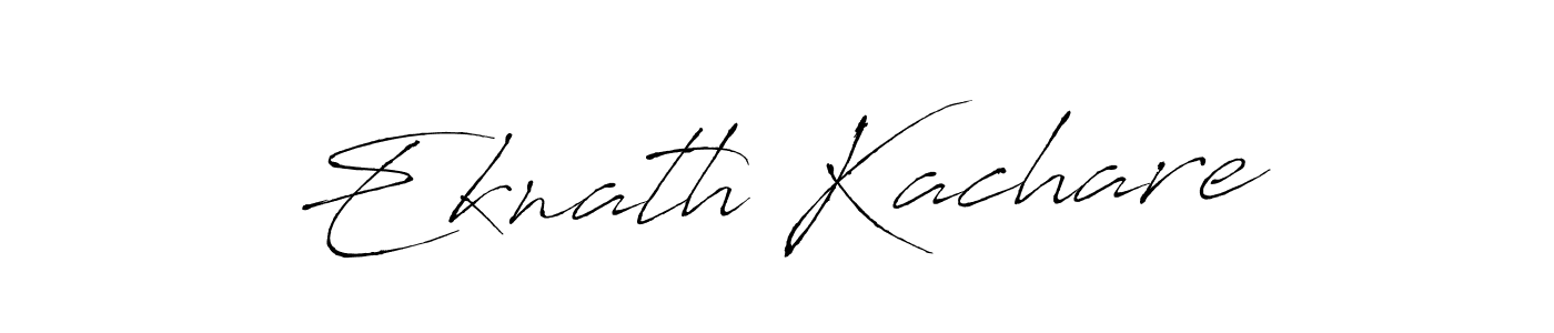 Design your own signature with our free online signature maker. With this signature software, you can create a handwritten (Antro_Vectra) signature for name Eknath Kachare. Eknath Kachare signature style 6 images and pictures png
