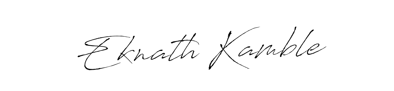 How to make Eknath Kamble signature? Antro_Vectra is a professional autograph style. Create handwritten signature for Eknath Kamble name. Eknath Kamble signature style 6 images and pictures png