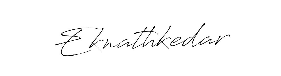 How to make Eknathkedar name signature. Use Antro_Vectra style for creating short signs online. This is the latest handwritten sign. Eknathkedar signature style 6 images and pictures png