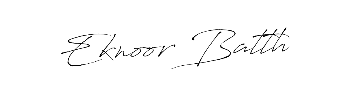 Use a signature maker to create a handwritten signature online. With this signature software, you can design (Antro_Vectra) your own signature for name Eknoor Batth. Eknoor Batth signature style 6 images and pictures png