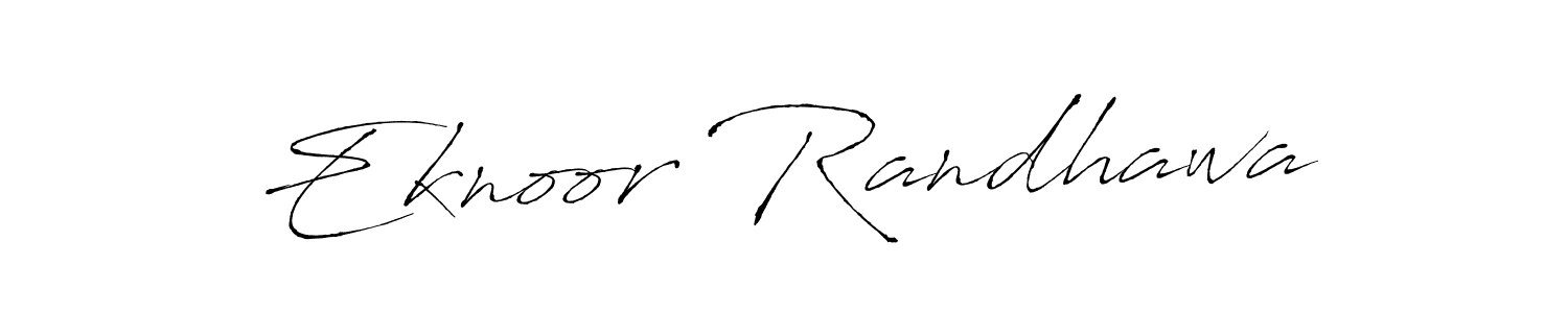 Use a signature maker to create a handwritten signature online. With this signature software, you can design (Antro_Vectra) your own signature for name Eknoor Randhawa. Eknoor Randhawa signature style 6 images and pictures png