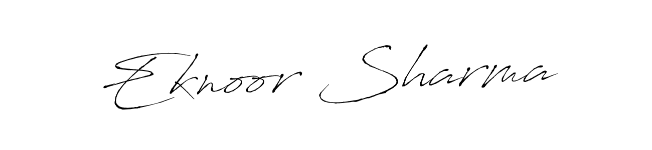 The best way (Antro_Vectra) to make a short signature is to pick only two or three words in your name. The name Eknoor Sharma include a total of six letters. For converting this name. Eknoor Sharma signature style 6 images and pictures png
