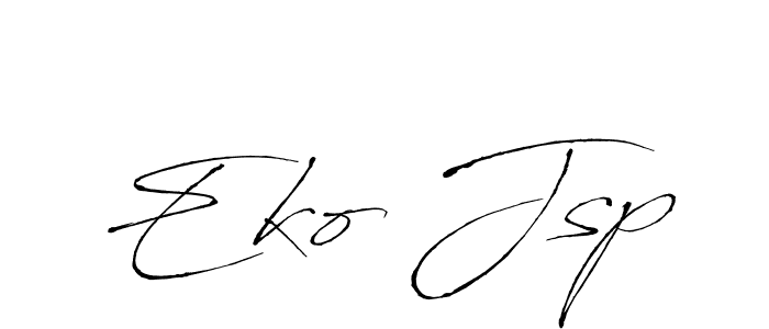 How to Draw Eko Jsp signature style? Antro_Vectra is a latest design signature styles for name Eko Jsp. Eko Jsp signature style 6 images and pictures png