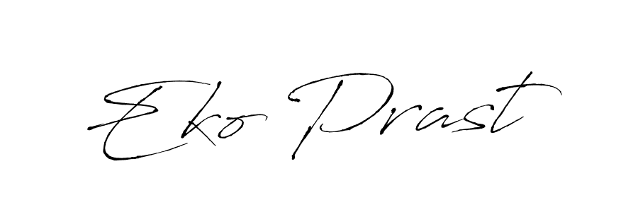 How to make Eko Prast name signature. Use Antro_Vectra style for creating short signs online. This is the latest handwritten sign. Eko Prast signature style 6 images and pictures png