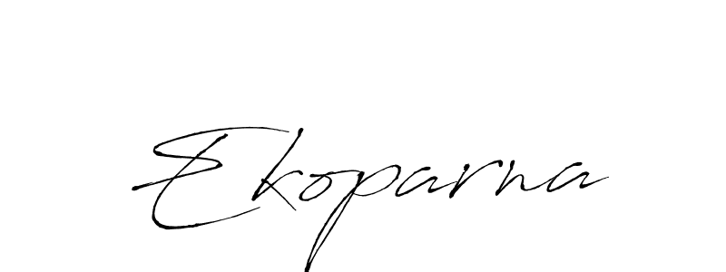 Make a beautiful signature design for name Ekoparna. With this signature (Antro_Vectra) style, you can create a handwritten signature for free. Ekoparna signature style 6 images and pictures png