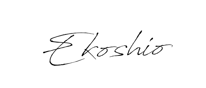 Also we have Ekoshio name is the best signature style. Create professional handwritten signature collection using Antro_Vectra autograph style. Ekoshio signature style 6 images and pictures png