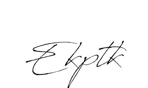 Antro_Vectra is a professional signature style that is perfect for those who want to add a touch of class to their signature. It is also a great choice for those who want to make their signature more unique. Get Ekptk name to fancy signature for free. Ekptk signature style 6 images and pictures png