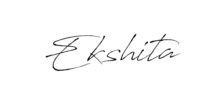 Also we have Ekshita name is the best signature style. Create professional handwritten signature collection using Antro_Vectra autograph style. Ekshita signature style 6 images and pictures png