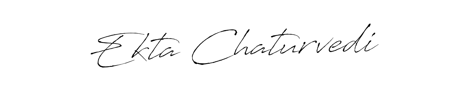 Use a signature maker to create a handwritten signature online. With this signature software, you can design (Antro_Vectra) your own signature for name Ekta Chaturvedi. Ekta Chaturvedi signature style 6 images and pictures png