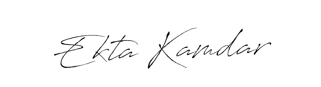 Once you've used our free online signature maker to create your best signature Antro_Vectra style, it's time to enjoy all of the benefits that Ekta Kamdar name signing documents. Ekta Kamdar signature style 6 images and pictures png