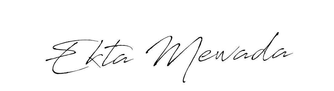 if you are searching for the best signature style for your name Ekta Mewada. so please give up your signature search. here we have designed multiple signature styles  using Antro_Vectra. Ekta Mewada signature style 6 images and pictures png