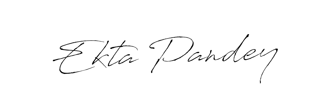 How to make Ekta Pandey signature? Antro_Vectra is a professional autograph style. Create handwritten signature for Ekta Pandey name. Ekta Pandey signature style 6 images and pictures png