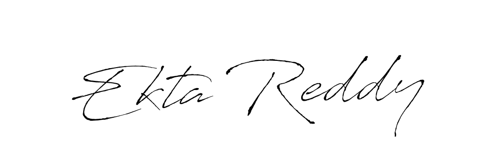 How to make Ekta Reddy signature? Antro_Vectra is a professional autograph style. Create handwritten signature for Ekta Reddy name. Ekta Reddy signature style 6 images and pictures png